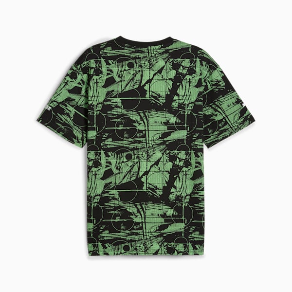 Playera con estampado integral para hombre Mercedes-AMG Petronas Motorsport Statement, PUMA Black, large-MEX