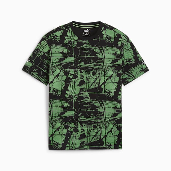 Playera con estampado integral para hombre Mercedes-AMG Petronas Motorsport Statement, PUMA Black, large-MEX