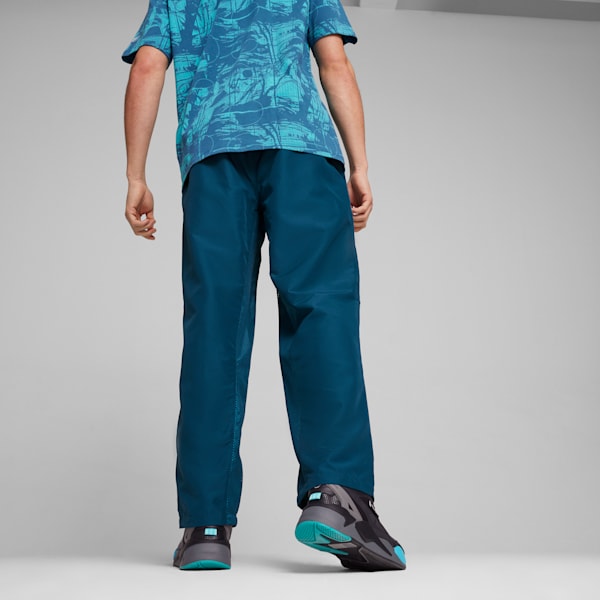 Pantalones Mercedes-AMG Petronas Motorsport Statement de tejido plano para hombre, Ocean Tropic, large-ARG