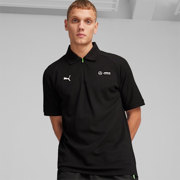 Polo Hombre Mercedes-AMG PETRONAS, PUMA Black, large-MEX