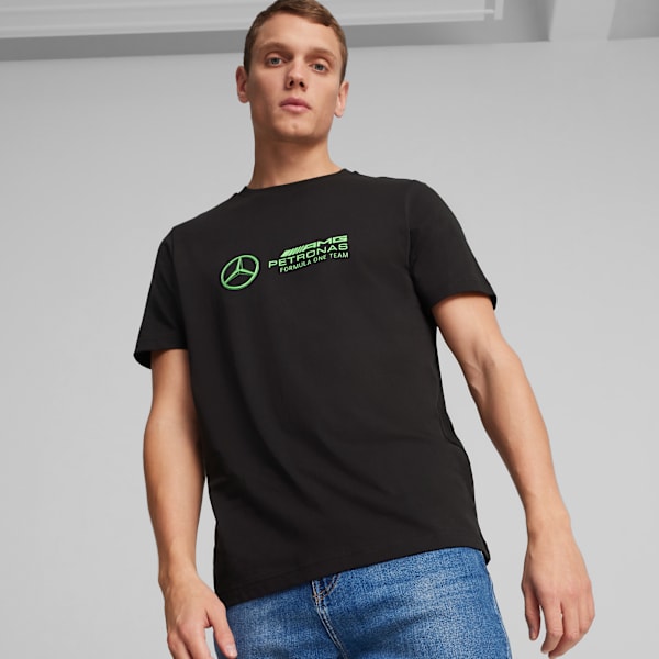 Playera para hombre Mercedes-AMG Petronas Motorsport Logo, PUMA Black, large-MEX