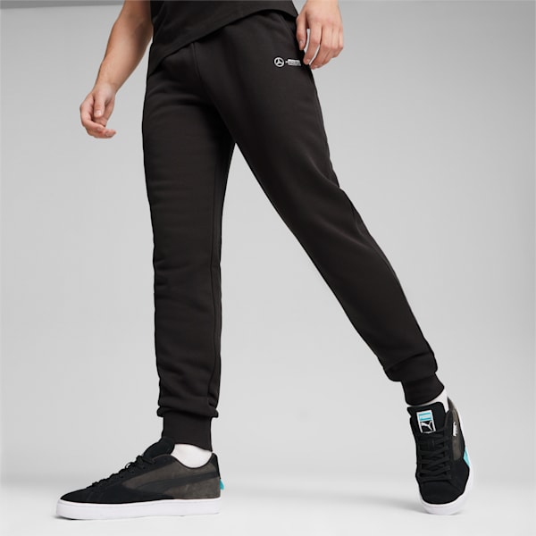 Mercedes-AMG Petronas Motorsport Men's ESS Pants, PUMA Black, large-ZAF
