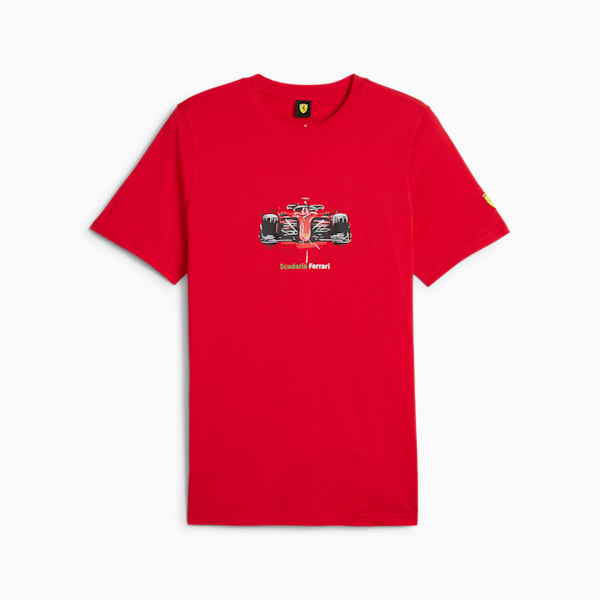 Remera Ferrari Race, Rosso Corsa, large-ARG
