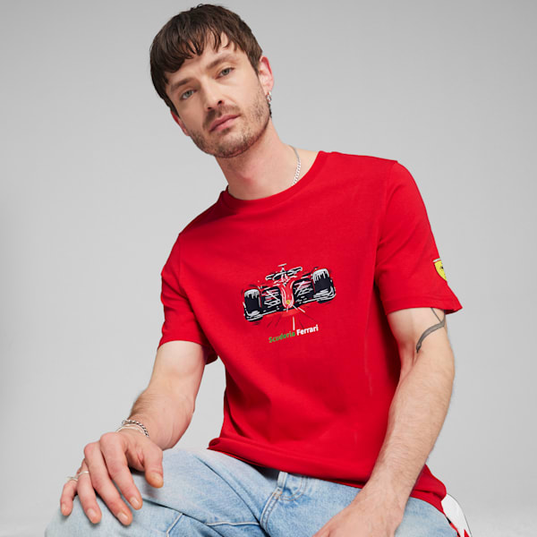 Remera Ferrari Race, Rosso Corsa, large-ARG