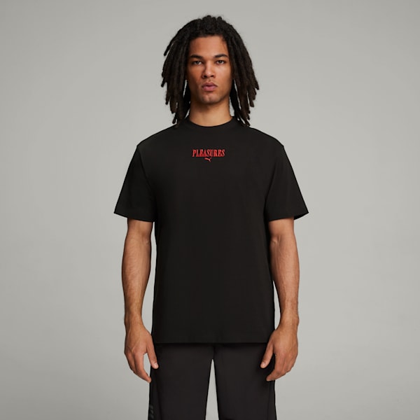 Remera PUMA x PLEASURES, PUMA Black, large-ARG