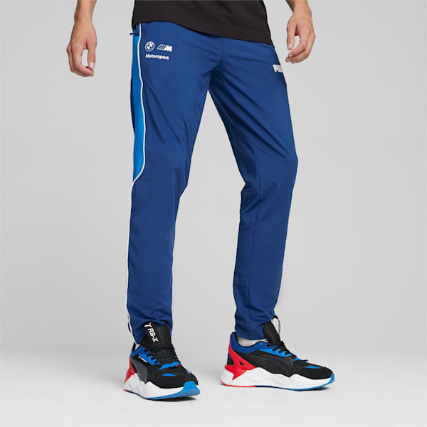 BMW M Motorsport Men's MT7+ Track Pants, Pro Blue-M Color, large-ZAF