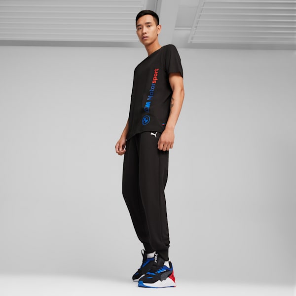 BMW M Motorsport Men's Logo Tee, PUMA Black, large-ZAF