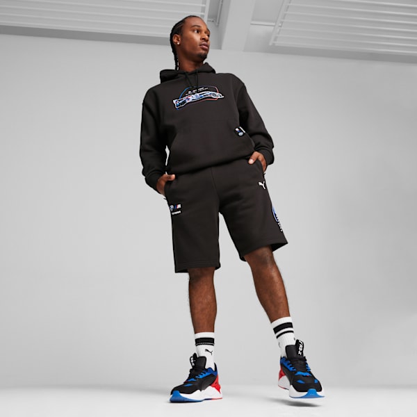Sudadera estampada con capucha para hombre BMW M Motorsport Car, PUMA Black, large-MEX