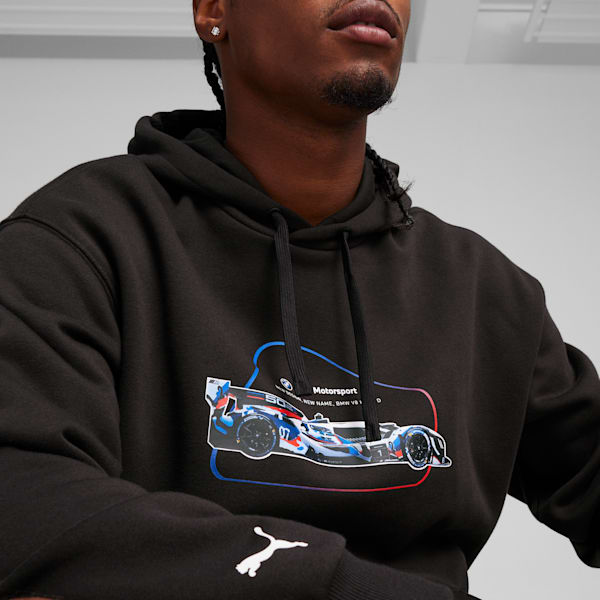Buzo con capucha de deportes de motor BMW M Motorsport Car Graphic para hombre, PUMA Black, large-ARG