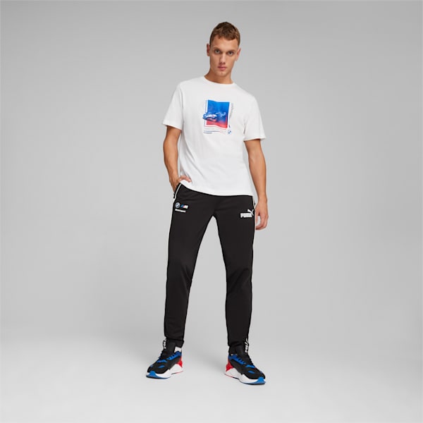 BMW M Motorsport Men's Motorsports Car Graphic Tee 2, PUMA White, large-ZAF