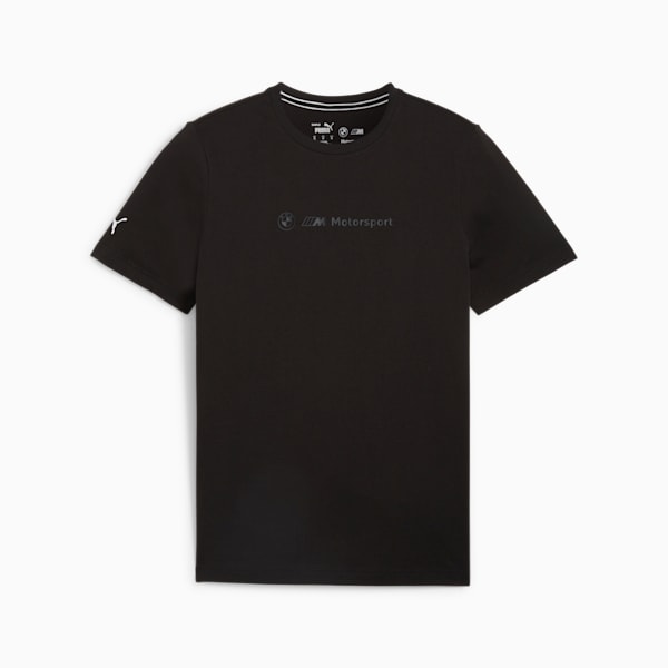 BMW M Motorsport Men's Logo Graphic Tee, PUMA Black, large-ZAF
