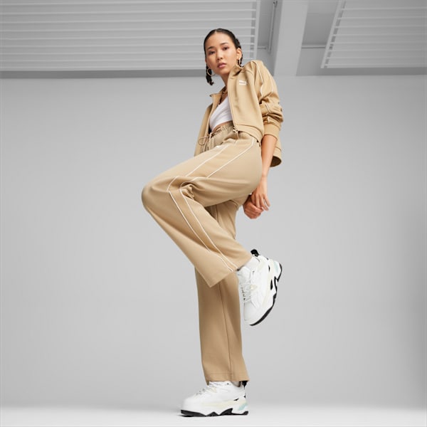 Pants de cintura alta para mujer T7, Prairie Tan, large-MEX
