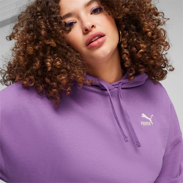 Buzo con capucha BETTER CLASSICS de corte holgado para mujer, Ultraviolet, large-ARG