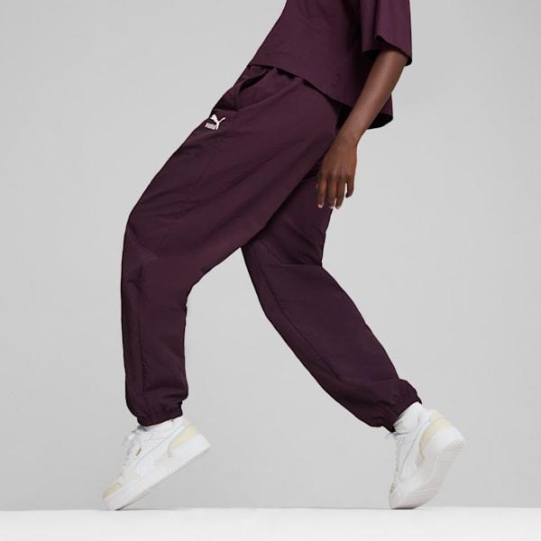 CLASSICS Relaxed Women's Sweatpants, Midnight Plum, large-ZAF