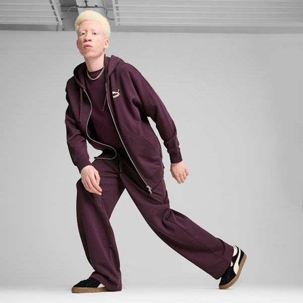 BETTER CLASSICS Full-Zip Hoodie, Midnight Plum, large-ZAF