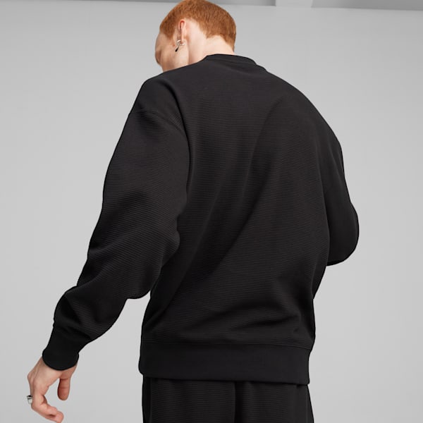 Buzo CLASSICS Waffle Crew, PUMA Black, large-ARG