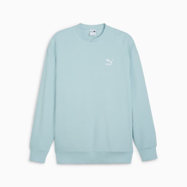 Buzo CLASSICS Waffle Crew, Turquoise Surf, large-ARG