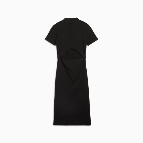 Vestido en rib para mujer CLASSICS, PUMA Black, large-MEX