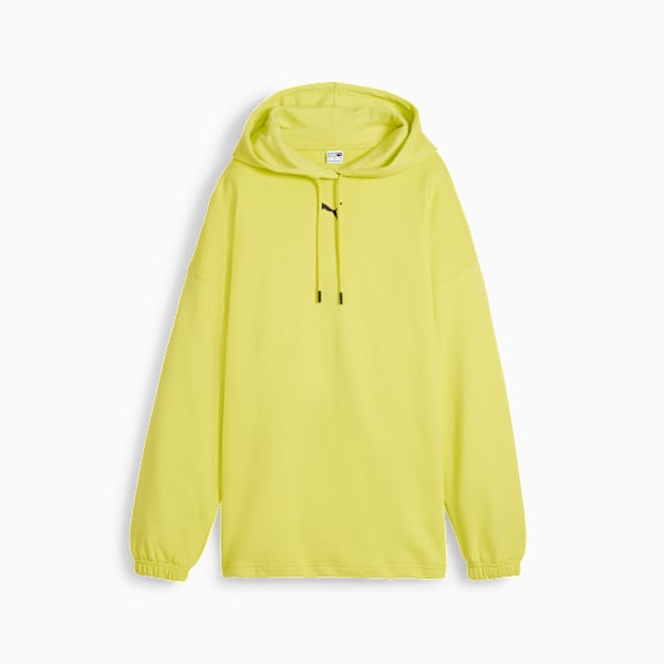 Sudadera con capucha CLASSICS extragrande para mujer, Lime Sheen, large-MEX