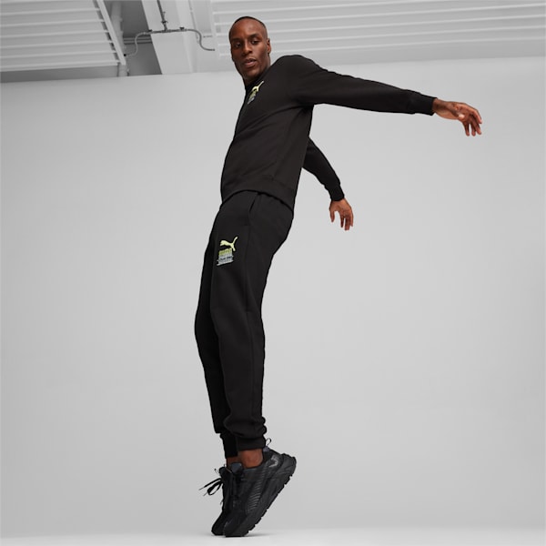 BRAND LOVE Men's Crew, PUMA Black, large-ZAF