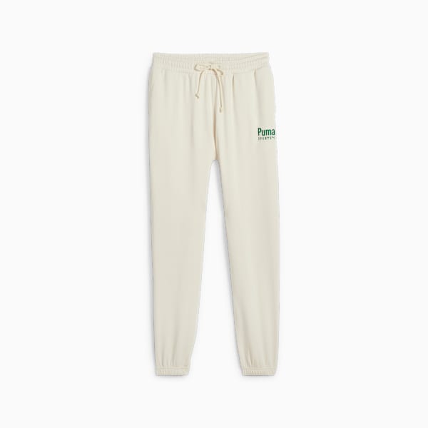 PUMA TEAM Women's Relaxed Sweatpants, Alpine Snow, large-ZAF