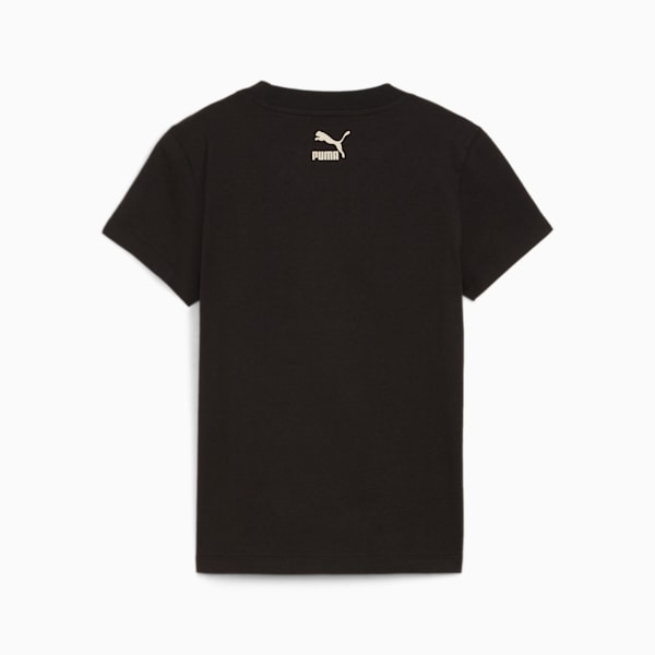 Playera estampada para mujer PUMA TEAM, PUMA Black, large-MEX