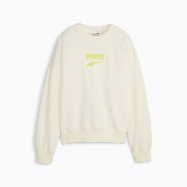 DOWNTOWN Women's Oversized Crew, No Color, large-ZAF