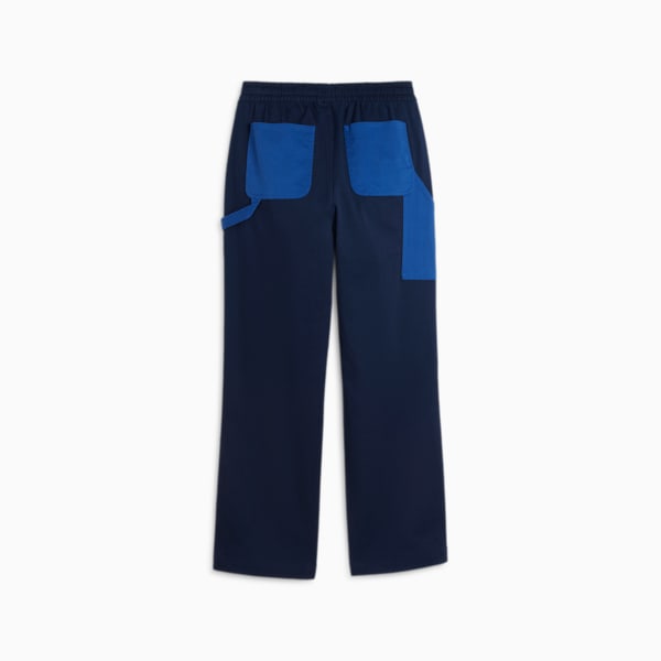 DOWNTOWN Women's Straight Pants, Club Navy, large-ZAF