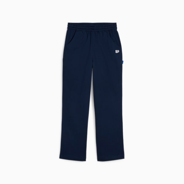 DOWNTOWN Women's Straight Pants, Club Navy, large-ZAF