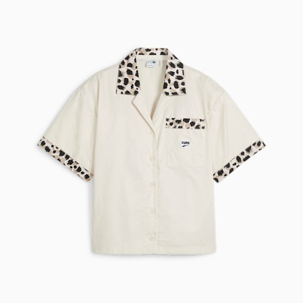 DOWNTOWN Women's Shirt, Alpine Snow, large-ZAF