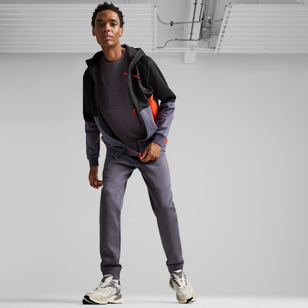 Jogging PUMATECH II para hombre, Galactic Gray-Redmazing, large-ARG