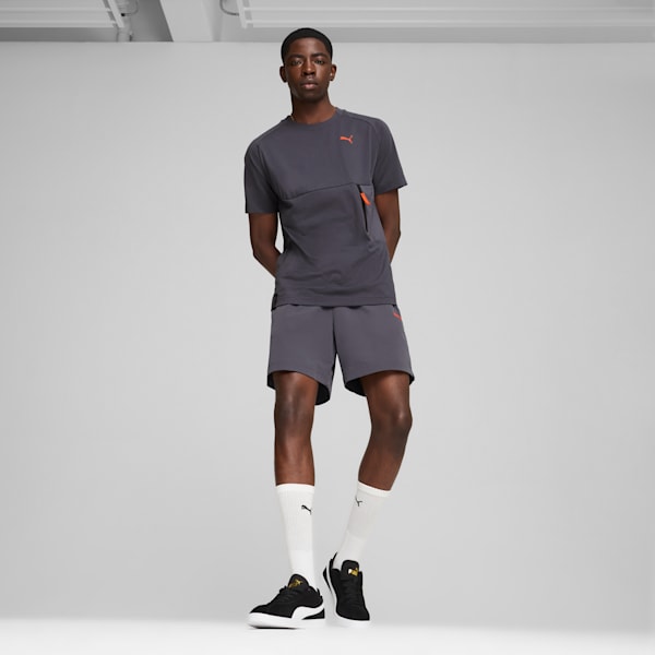 Shorts PUMATECH para hombre, Galactic Gray-Redmazing, large-ARG