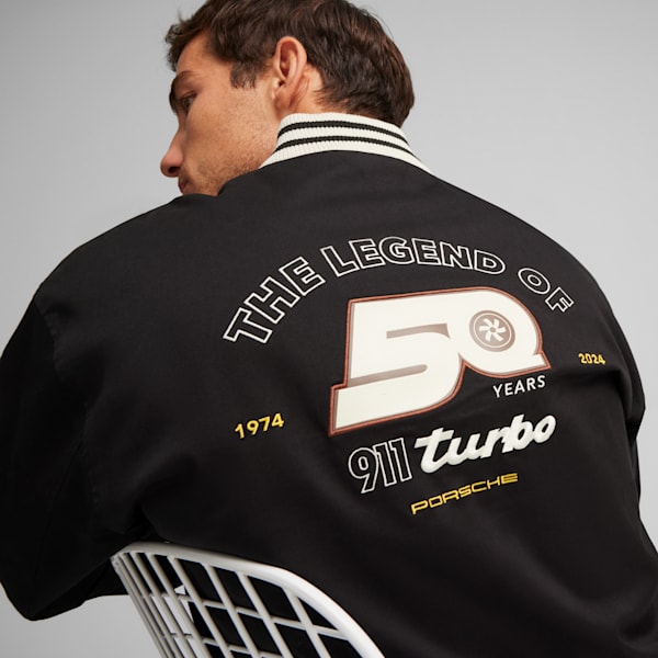 Campera estilo bomber Porsche Legacy Statement, PUMA Black, large-ARG