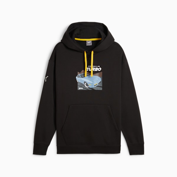 Sudadera estampada con capucha para hombre Porsche Legacy 944 Motorsport, PUMA Black, large-MEX