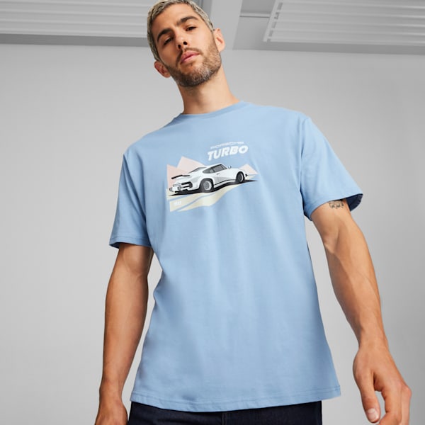 Remera Porsche Legacy 911 Motorsport Graphic para hombre, Zen Blue, large-ARG