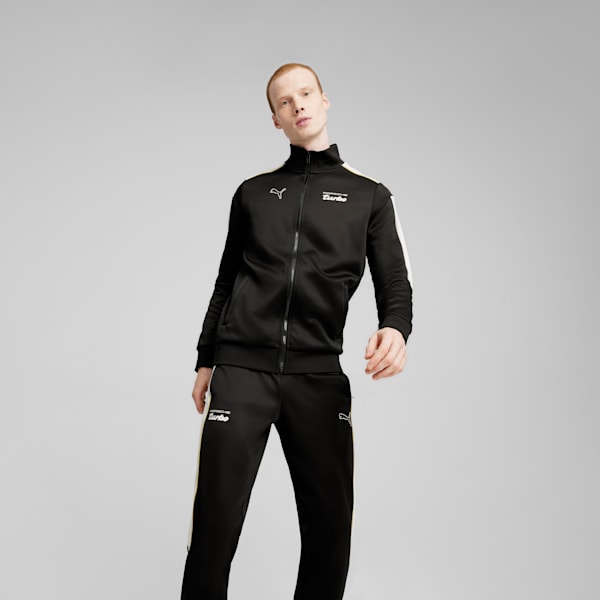 Porsche Legacy MT7 Men's Motorsport Track Pants, PUMA Black, large-ZAF