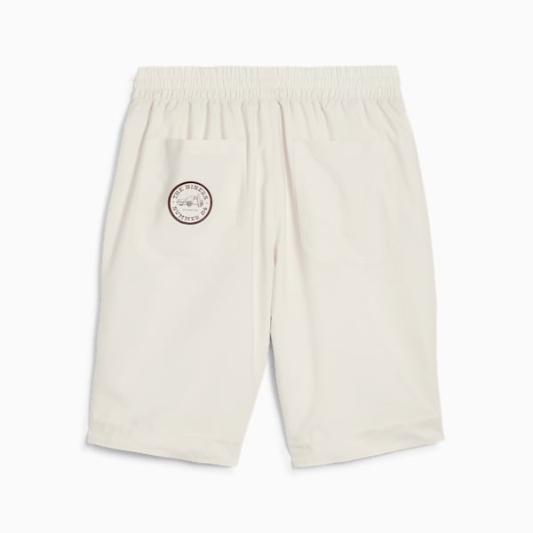 Porsche Legacy Men's Motorsport Summer Crew Shorts, Alpine Snow, large-ZAF