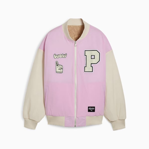 Campera de estilo bomber para mujer PUMA x SOPHIA CHANG, Grape Mist, large-ARG