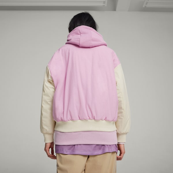 Campera de estilo bomber para mujer PUMA x SOPHIA CHANG, Grape Mist, large-ARG