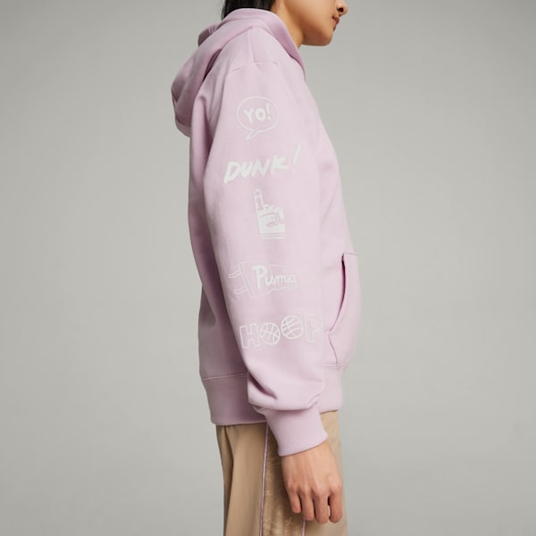 Buzo con capucha para mujer PUMA x SOPHIA CHANG, Grape Mist, large-ARG