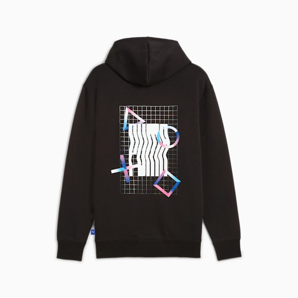 Buzo con capucha PUMA x PLAYSTATION, PUMA Black, large-ARG