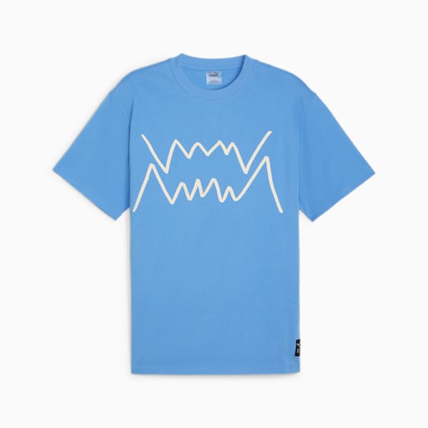 Remera de basketball Jaws Core para hombre, Blue Skies, large-ARG