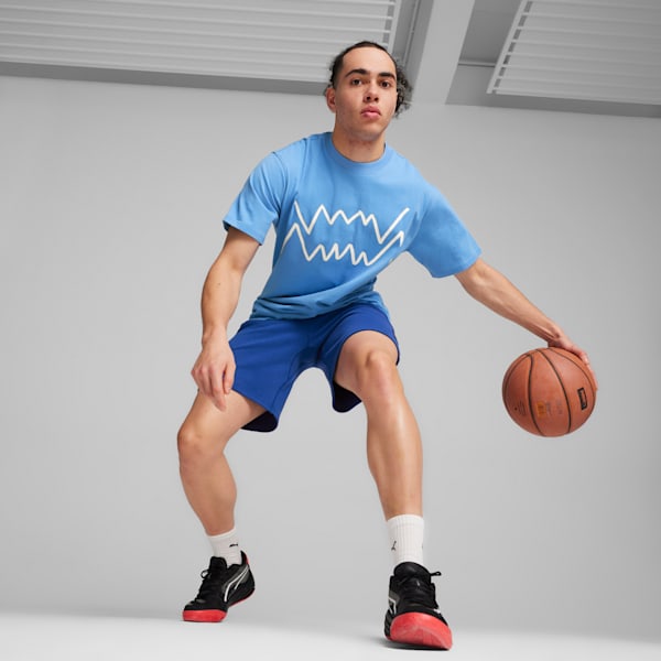 Remera de basketball Jaws Core para hombre, Blue Skies, large-ARG
