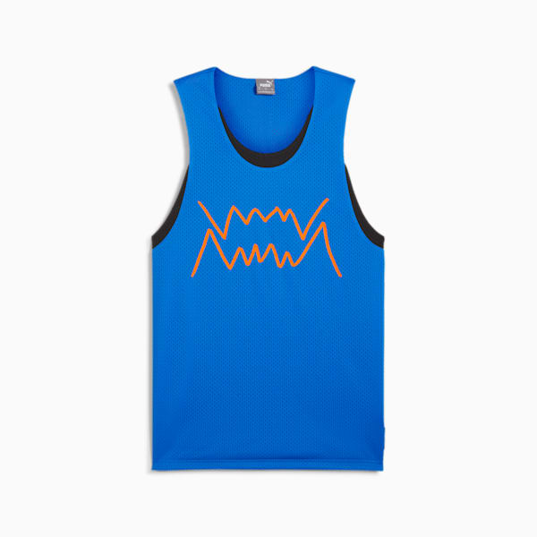 Musculosa de basketball Jaws Core para hombre, Ultra Blue-PUMA Black, large-ARG