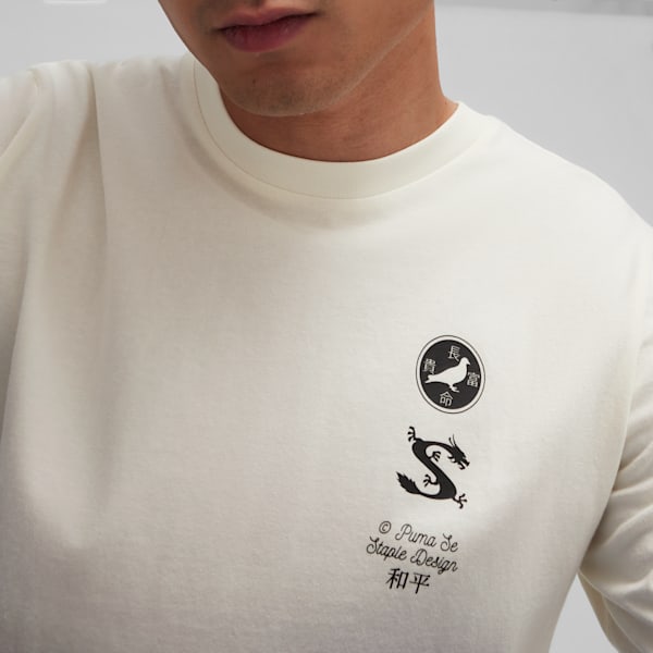 Remera PUMA x STAPLE, Warm White, large-ARG