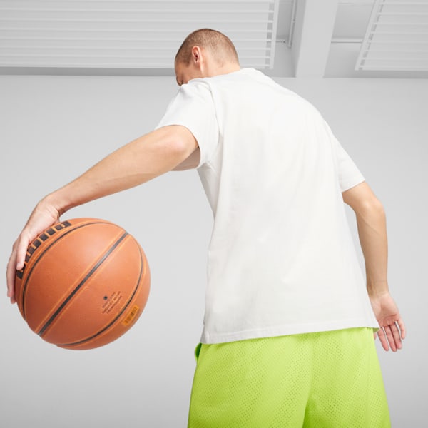 Remera Hoops Excellence para hombres, PUMA White, large-ARG