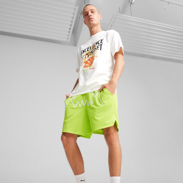 Remera Hoops Excellence para hombres, PUMA White, large-ARG