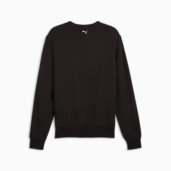 Buzo de basketball Pivot Crewneck, PUMA Black, large-ARG