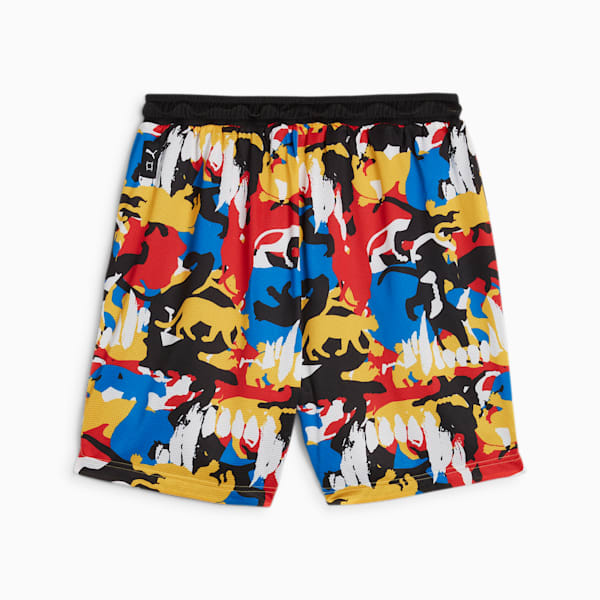 Winners Circle Basketball Shorts, PUMA Black-AOP, large-ZAF