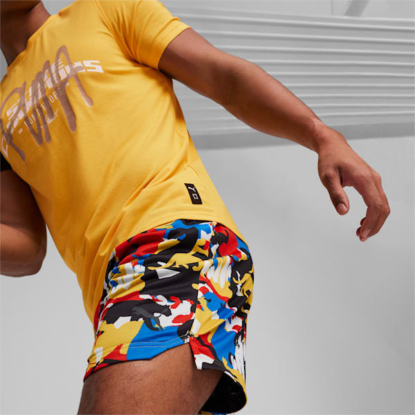Winners Circle Basketball Shorts, PUMA Black-AOP, large-ZAF
